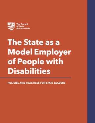 The State as a Model Employer of People with Disabilities report cover